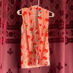 3/$20 Pink Retro Girls Print Vest Size 4T